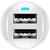 Mcdodo Incarcator Auto 2 USB Port White (3.4A max two port, safe charging protection)-T.Verde 0.1 lei/buc