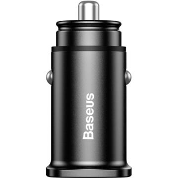 Baseus USB BS-C15Q, 2 X USB, Quick Charge, 30W, Negru