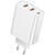 Incarcator de retea Baseus Incarcator Retea 3 Ports Speed PPS Quick Charger White (1 x Type-C, 2 x USB)-T.Verde 0.1 lei/buc