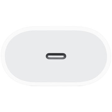 Incarcator de retea Apple USB Type C, 18W, White