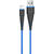 Devia Cablu Fish Type-C Blue (1.5m, impletitura nylon, 2.4A)-T.Verde 0.1 lei/ buc