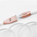 Mcdodo Cablu Zn-Link Rose Gold Type-C White (1.5m, 2.4A max)-T.Verde 0.1 lei/ buc