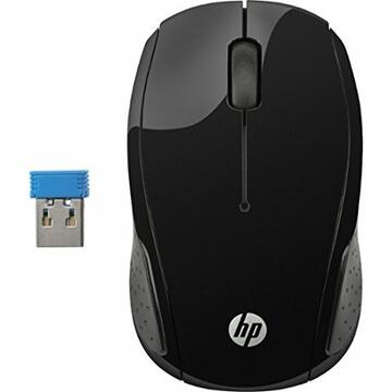 Mouse HP Wireless Mouse 200 Black - X6W31AA#ABB