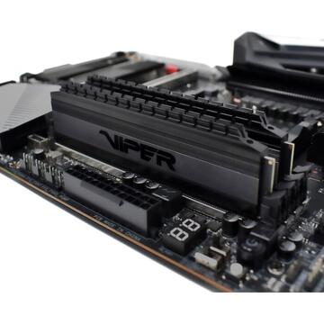 Memorie Patriot Viper 4 Blackout DDR4 - 16GB -3000 - CL - 16 - Dual Kit (PVB416G300C6K)