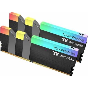 Memorie Thermaltake DDR4 - 16 GB - 3200 - CL - 16 - Dual Kit, TOUGHRAM RGB (black, R009D408GX2-3200C16A)