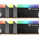 Memorie Thermaltake DDR4 - 16 GB - 3200 - CL - 16 - Dual Kit, TOUGHRAM RGB (black, R009D408GX2-3200C16A)
