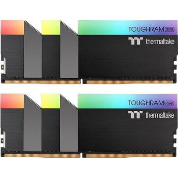 Memorie Thermaltake DDR4 - 16 GB - 4000 - CL - 19- Dual Kit, TOUGHRAM RGB (black, black, R009D408GX2-4000C19A)