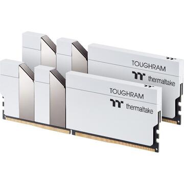 Memorie Thermaltake DDR4 - 16 GB -3200 - CL - 16 - Dual kit, TOUGHRAM (white / silver, R020D408GX2-3200C16A)