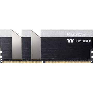 Memorie Thermaltake DDR4 - 16 GB -3600 - CL - 18 - Dual Kit, TOUGHRAM (black / silver, R017D408GX2-3600C18A)