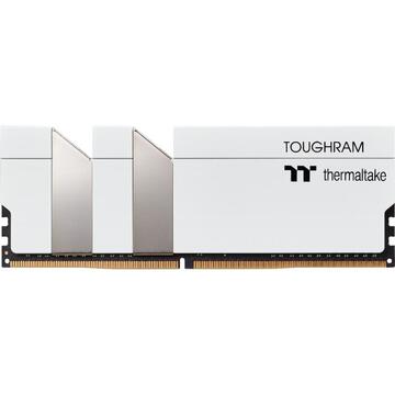 Memorie Thermaltake DDR4 - 16 GB -3600 - CL - 18 -Dual kit, TOUGHRAM (white / silver, R020D408GX2-3600C18A)