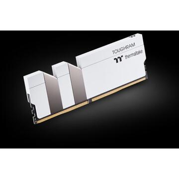 Memorie Thermaltake DDR4 - 16 GB -4400 - CL - 19 - Dual kit, TOUGHRAM (white / silver, R020D408GX2-4400C19A)