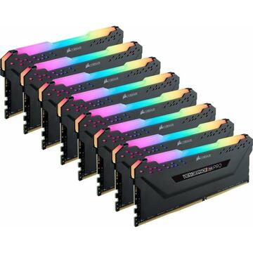 Memorie Corsair DDR4 - 256 GB -3000 - CL - 16 - Octo-Kit, Vengeance RGB PRO (black, CMW256GX4M8D3000C16)