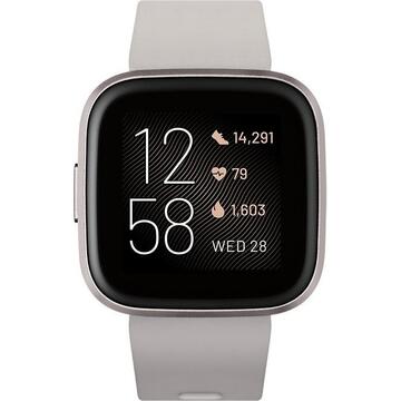 Smartwatch Fitbit Versa 2, NFC, Stone/Mist Grey
