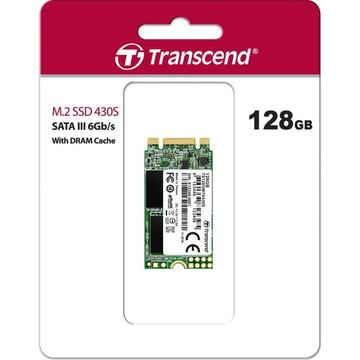 SSD Transcend  430S 128 GB Solid State Drive (SATA 6 GB / s, M.2 2242)
