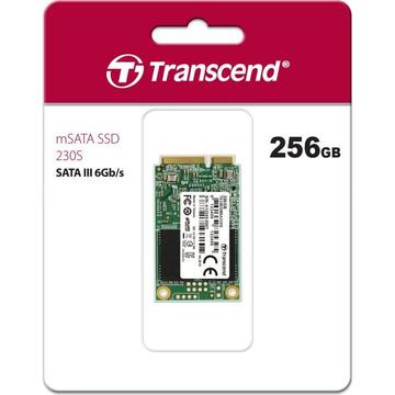 SSD Transcend  230S 256GB mSATA Solid State Drive (SATA 6Gb / s mSATA)