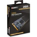 SSD EMTEC X300 Power Pro 256 GB, Solid State Drive M.2 2280, NVMe PCIe Gen 3.0 x4