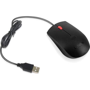 Mouse Lenovo USB mouse with fingerprint reader (black)