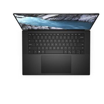 Notebook Dell XPS 15 9500, UHD+ InfinityEdge Touch, Procesor Intel® Core™ i7-10750H (12M Cache, up to 5.00 GHz), 16GB DDR4, 1TB SSD, GeForce GTX 1650 Ti 4GB, Win 10 Pro, Platinum Silver, 3Yr BOS