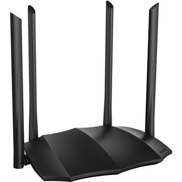 Router wireless Router Wireless Gigabit TENDA AC8, Dual Band AC1200 Mbps, negru