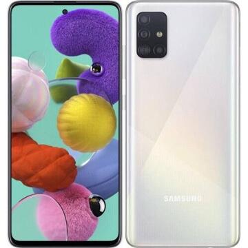 Smartphone Samsung Galaxy A51 128GB 6GB RAM Dual SIM Prism Crush White