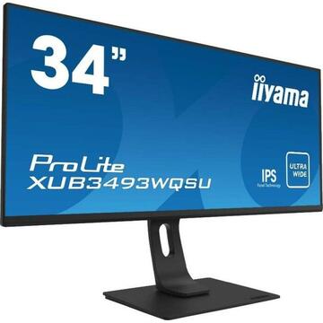 Monitor LED Iiyama ProLite XUB3493WQSU 34" 3440x1440px 4ms Black