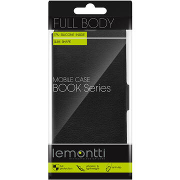 Husa Lemontti Husa Book Elegant Samsung Galaxy A20e Negru