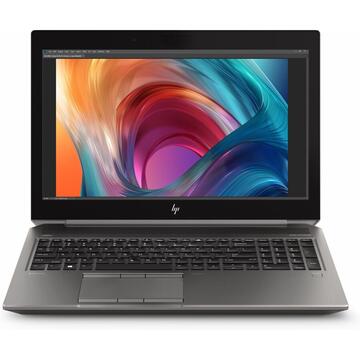 Notebook HP ZBook 15 G6, Intel Core i7-9750H, 15.6inch, RAM 16GB, HDD 1TB + SSD 512GB, nVidia Quadro T2000 4GB, Windows 10 Pro, Grey