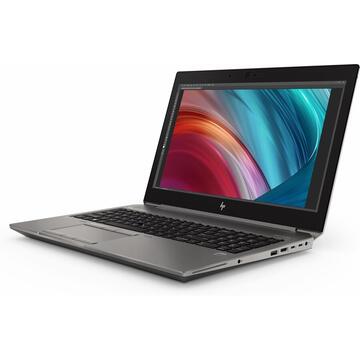 Notebook HP ZBook 15 G6, Intel Core i7-9750H, 15.6inch, RAM 16GB, SSD 512GB, nVidia Quadro T2000 4GB, Windows 10 Pro, Grey