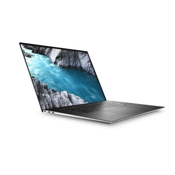 Notebook Dell XPS 17 (9700), Intel Core i7-10750H, 17inch Touch, RAM 32GB, SSD 1TB, nVidia GeForce GTX 1650 Ti 4GB, Windows 10 Pro, Silver