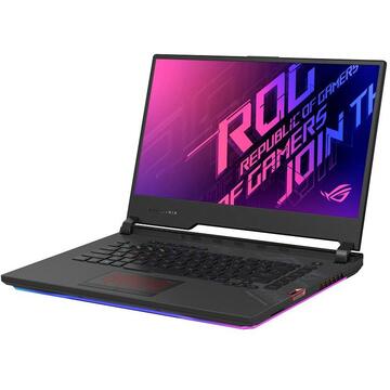 Notebook Asus ROG Strix SCAR 15 G532LV, FHD 240Hz, Procesor Intel® Core™ i7-10875H (16M Cache, up to 5.10 GHz), 16GB DDR4, 512GB SSD, GeForce RTX 2060 6GB, Free DOS, Black