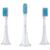 Set 3 capete rezerva "Sensitive", pentru periuta de dinti electrica Xiaomi Mi Home Sonic / Mi Smart Electric Toothbrush T500, Alb