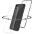 Eiger Folie Sticla 3D 360� iPhone X / XS Clear Black (0.33mm, 9H, curved, folie sticla spate inclusa)