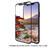 Eiger Folie Sticla 3D Edge to Edge iPhone XS / X Clear Black (0.33mm, 9H, perfect fit, curved, oleophobic)