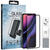 Eiger Folie Sticla Curbata 3D iPhone 11 Pro / XS / X Clear Black (0.33mm, 9H, oleophobic)