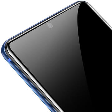 Baseus Folie Sticla Curbata 3D Samsung Galaxy S20 Plus Clear (slim, 2 buc in pachet)