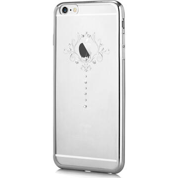 Husa Devia Husa Silicon Iris iPhone 6 Plus Silver (Cristale Swarovski�)
