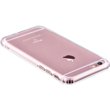 Husa Devia Husa Silicon Shockproof iPhone 6 Plus Crystal Clear (cu breloc multifunctional)