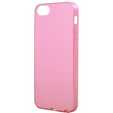Husa Devia Husa Silicon Naked iPhone SE/5S Light Pink (0.5mm)