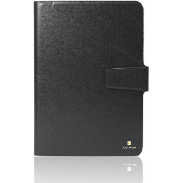 Husa Just Must Husa Flip Joy Universala Tableta 7 inch - 8 inch Black (material antiderapant)