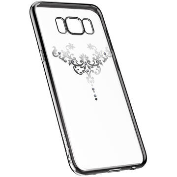 Husa Devia Husa Silicon Iris Samsung Galaxy S8 Plus G955 Silver (Cristale Swarovski�)