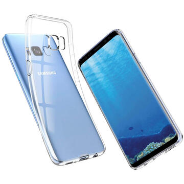 Husa Lemontti Husa Silicon Ultraslim Samsung Galaxy S8 G950 Transparent