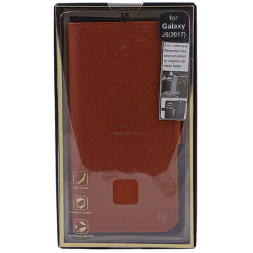 Husa Just Must Husa Book Car Wallet Samsung Galaxy J5 (2017) Red (carcasa interior detasabila)