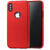 Husa Meleovo Carcasa 360 Shield iPhone X Red (culoare metalizata fina, captuseala din microfibra)
