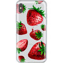 Husa Lemontti Husa Silicon Art iPhone X Strawberries