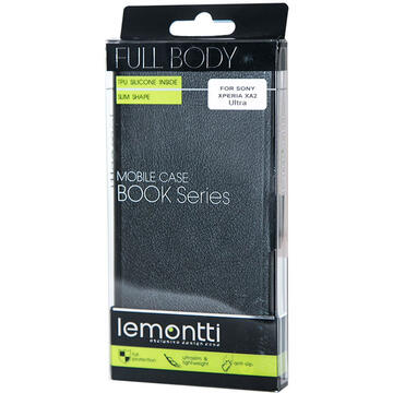 Husa Lemontti Husa Book Elegant Sony Xperia XA2 Ultra Negru