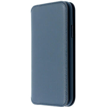 Husa Just Must Husa Book Origin Leather Folio iPhone X Cosmos Blue (piele naturala)