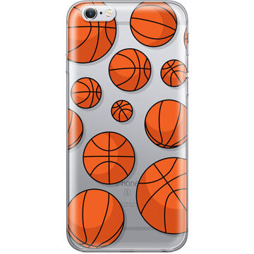 Husa Lemontti Husa Silicon Art iPhone 6/6S Basketball