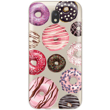 Husa Lemontti Husa Silicon Art Samsung Galaxy J3 (2017) Donuts