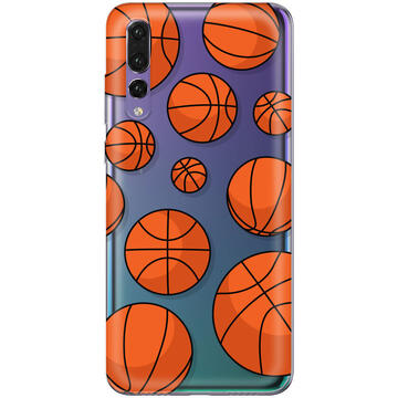 Husa Lemontti Husa Silicon Art Huawei P20 Pro Basketball