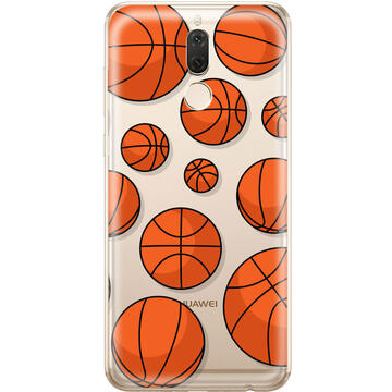 Husa Lemontti Husa Silicon Art Huawei Mate 10 Lite Basketball